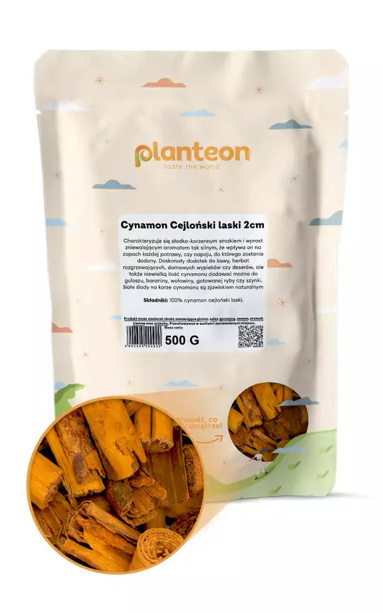 Cynamon Cejloński laski 2cm. 50g